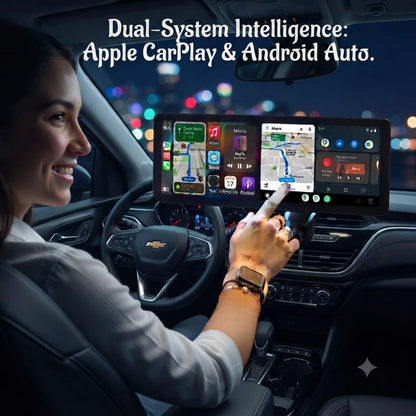 Portable CarPlay Screen – Wireless Apple CarPlay & Android Auto