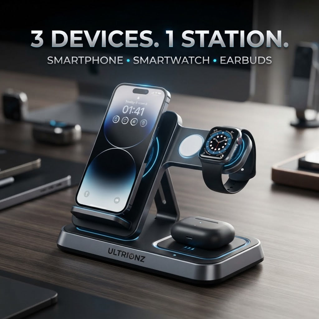 3-in-1 Wireless Charging Station