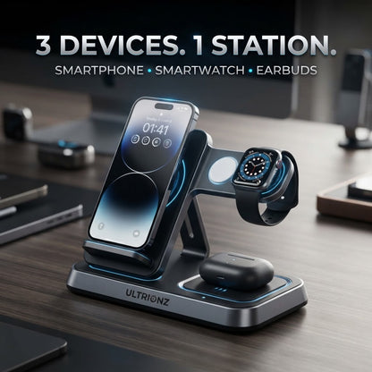 3-in-1 Wireless Charging Station