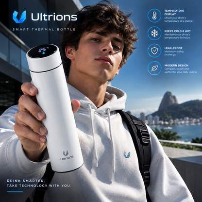 Smart Thermal Bottle with Temperature Display